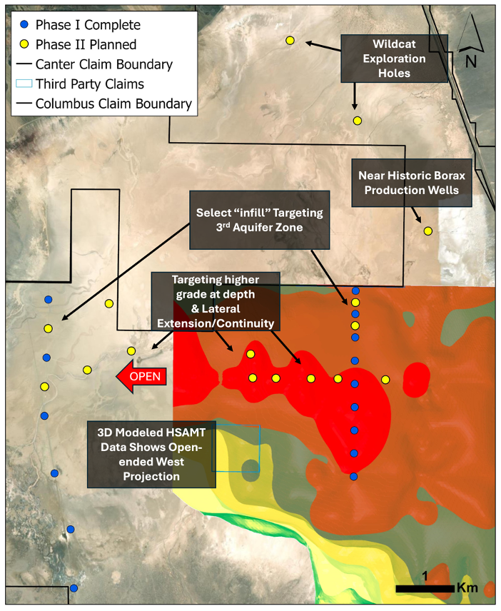 3D Model Outlines Large Lithium Boron Brine Target 21aug2024